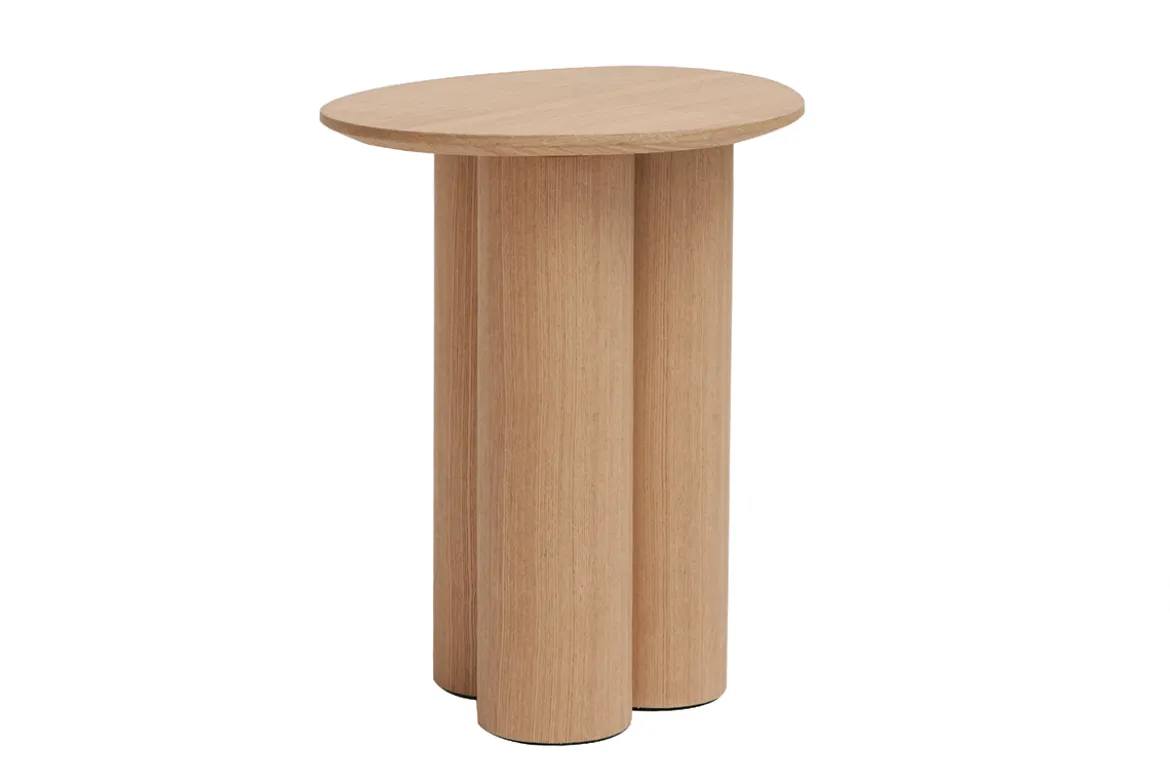 Table d'appoint bois clair L44 cm HOLLEN