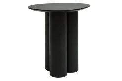 Table d'appoint design bois noir L44 cm HOLLEN