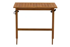Table de balcon pliante en bois massif L80 cm CARMEN