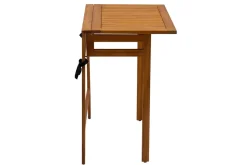 Table de balcon pliante en bois massif L80 cm CARMEN
