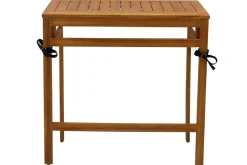 Table de balcon pliante en bois massif L80 cm CARMEN