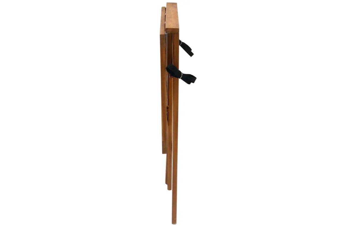 Table de balcon pliante en bois massif L80 cm CARMEN