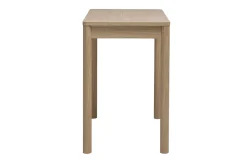Table de bar avec rangement finition bois clair chêne L100 cm IZZIE