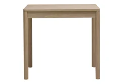 Table de bar avec rangement finition bois clair chêne L100 cm IZZIE