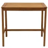 Table de bar de jardin rectangulaire en bois massif L120 cm AKIS
