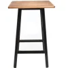 Table de bar design noire L70 cm JONES