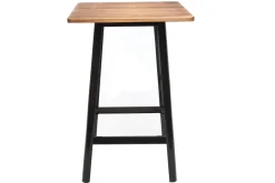 Table de bar design noire L70 cm JONES