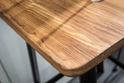 Table de bar design noire L70 cm JONES