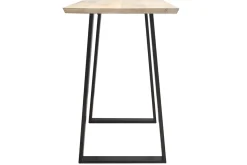 Table de bar en bois manguier massif et métal noir L120 cm VIJAY