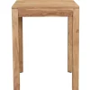 Table de bar haute extensible carrée en bois massif L80-135 cm BALTO