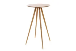 Table de bar ronde scandinave bois L60 cm NORDECO