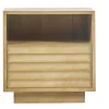 Table de chevet avec tiroir en bois manguier massif MATCHA