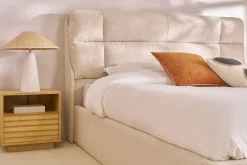 Table de chevet avec tiroir en bois manguier massif MATCHA