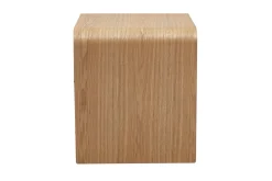 Table de chevet avec tiroir en bois clair frêne KYLIA