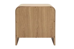 Table de chevet avec tiroir en bois clair frêne KYLIA