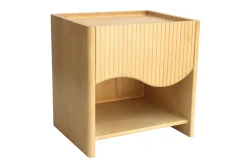Table de chevet avec tiroir en bois manguier massif NEREA