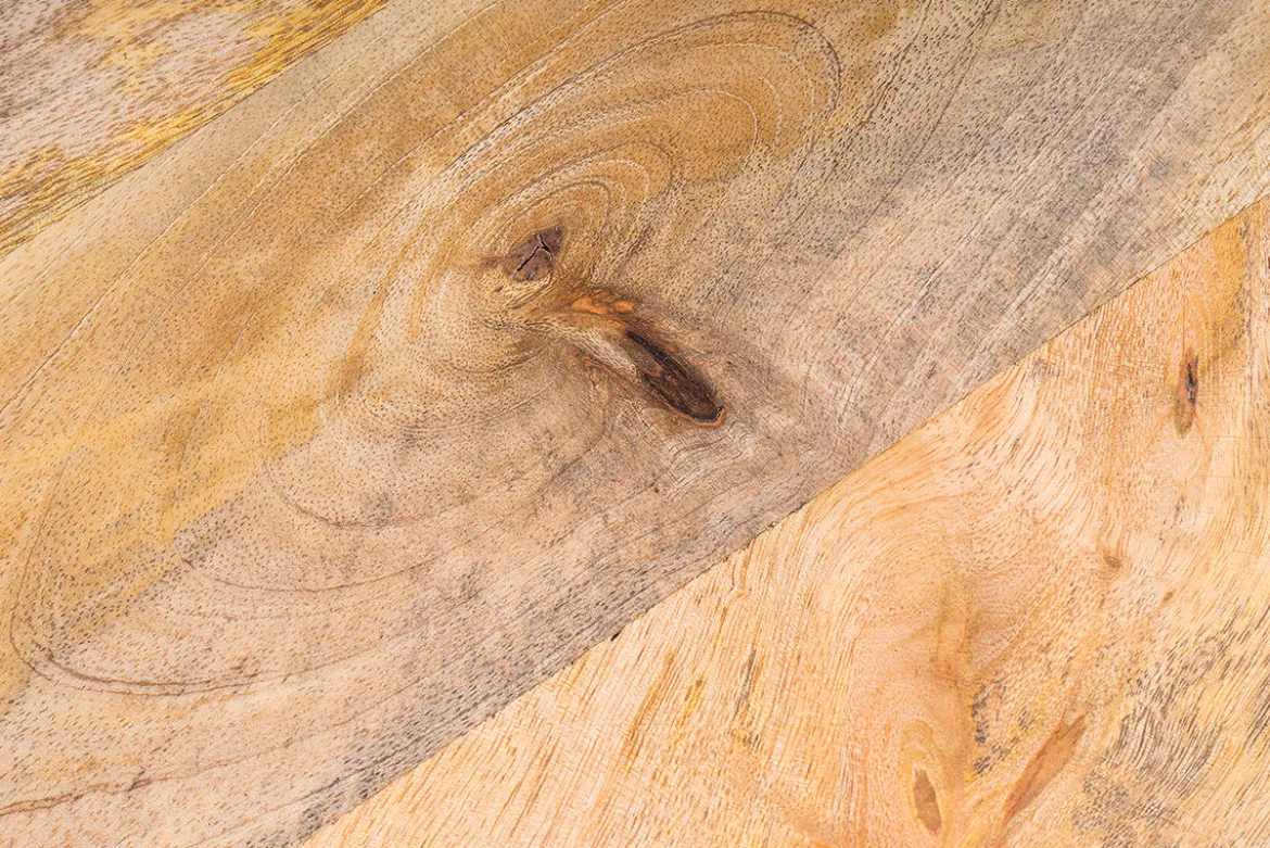 Table de chevet avec tiroir industrielle en bois manguier massif INDUSTRIA