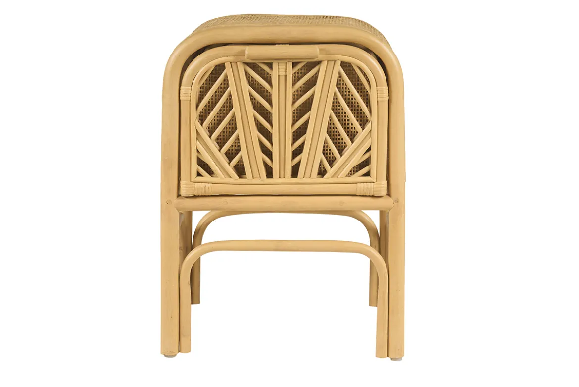 Table de chevet en rotin GALON