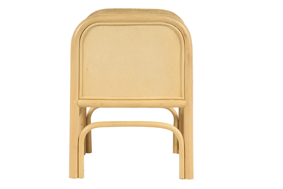 Table de chevet en rotin GALON