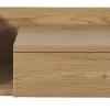 Table de chevet murale finition bois chêne clair avec tiroir NASTY