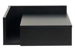 Table de chevet murale noire avec tiroir NASTY
