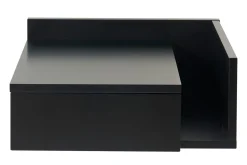 Table de chevet murale noire avec tiroir NASTY