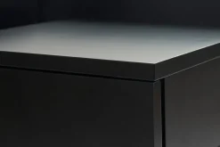 Table de chevet murale noire avec tiroir NASTY