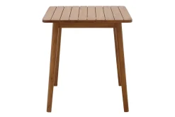 Table de jardin carrée en bois massif L70 cm ADELIE