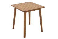 Table de jardin carrée en bois massif L70 cm ADELIE