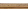 Table de jardin extensible en bois teck massif L160-210 cm LOMBOK
