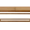 Table de jardin extensible rallonges intégrées en bois massif L180-240 cm CANOPEE