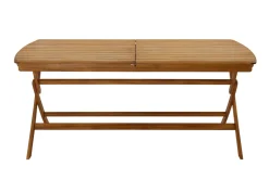 Table de jardin extensible rallonges intégrées en bois massif L180-240 cm CANOPEE