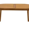 Table de jardin extensible rallonges intégrées en bois massif L160-210 cm MAYEL