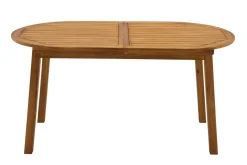 Table de jardin extensible rallonges intégrées en bois massif L160-210 cm MAYEL
