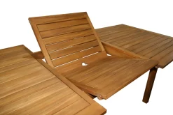 Table de jardin extensible rallonges intégrées en bois massif L180-240 cm MAYEL