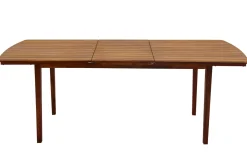 Table de jardin extensible rectangulaire en bois massif L160-210 cm CANOPEE