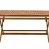Table de jardin pliante rectangulaire en bois massif L170 cm SANTIAGO
