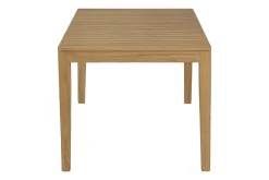 Table de jardin rectangulaire en bois teck massif L160 cm UBUD