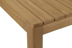 Table de jardin rectangulaire en bois teck massif L160 cm UBUD