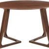 Table design ronde en bois massif L115 cm BANDOL