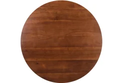 Table design ronde en bois massif L115 cm BANDOL