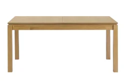 Table extensible avec rallonges intégrées en bois clair chêne L170-230 cm SYLVA
