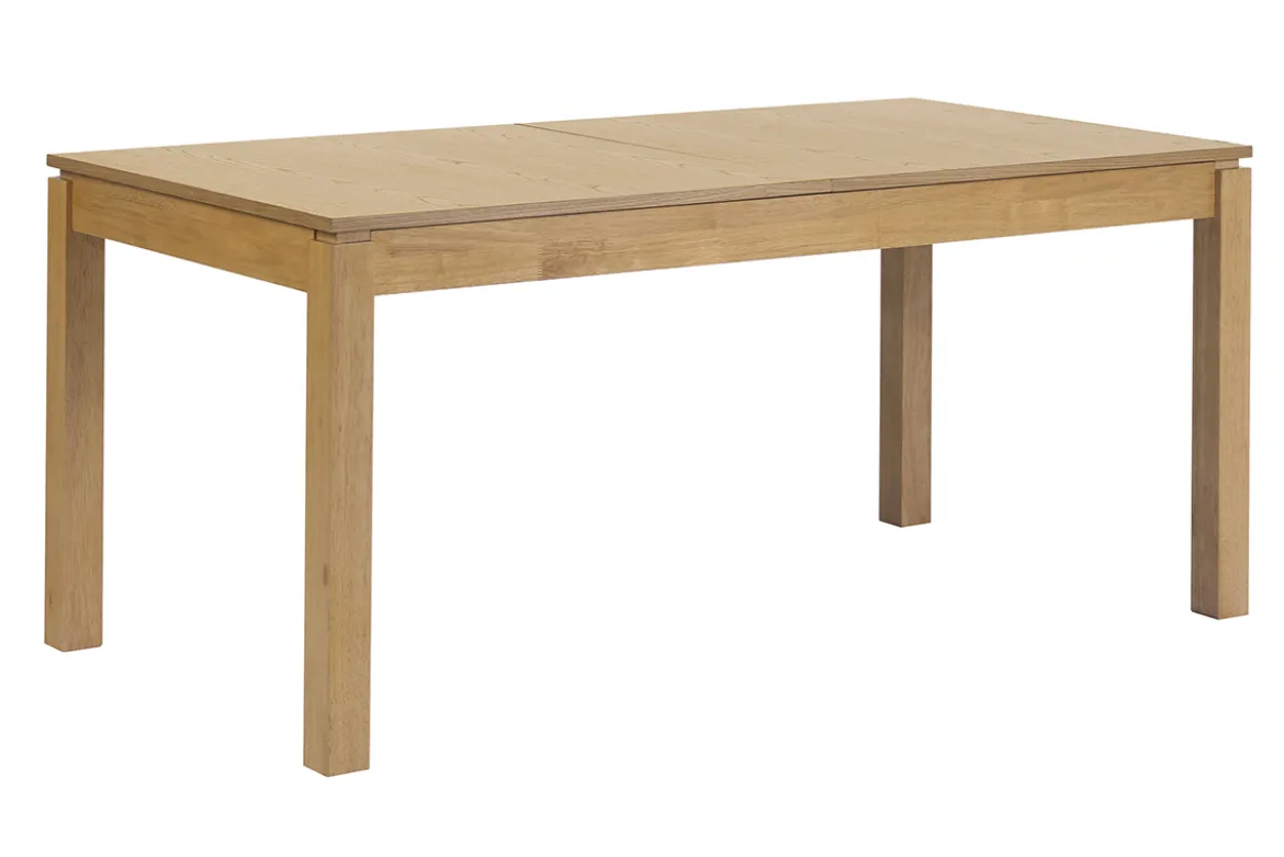 Table extensible avec rallonges intégrées en bois clair chêne L170-230 cm SYLVA