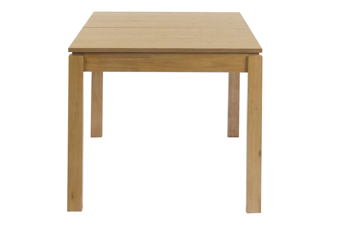 Table extensible avec rallonges intégrées en bois clair chêne L170-230 cm SYLVA