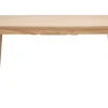 Table extensible rallonges intégrées rectangulaire en bois clair chêne L160-210 cm ANK