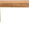 Table extensible rallonges intégrées rectangulaire en bois massif L120-210 cm BALTO