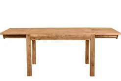 Table extensible rallonges intégrées rectangulaire en bois massif L120-210 cm BALTO