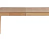 Table extensible rallonges intégrées rectangulaire en bois clair L150-180 cm BOLLY