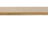 Table extensible rallonges intégrées rectangulaire bois clair frêne L160-210 cm CLAUDIE