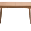 Table extensible rallonges intégrées rectangulaire en bois clair chêne L130-160 cm HELMA